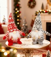 Vianočný škandinávsky škriatok - 25 x 14 x 12 cm - 2 druhy