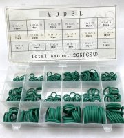 Sada O-krúžkov HNBR 265 ks (18 rôznych veľkostí) Zelená