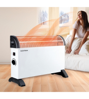 EASYmaxx ohrievač 2000W biely/čierny Basic