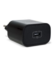 Adaptér - Type-C - rýchlonabíjačka, PD20W - čierna