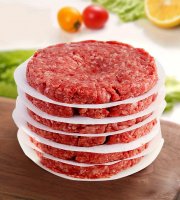 100 kusov nelepivého pergamenového papiera na hamburgerové placky