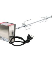 Elektrický otočný ražeň z nehrdzavejúcej ocele