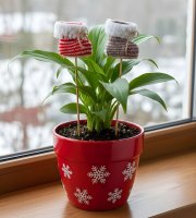 Zapichovacia dekorácia - čižma - 50 x 7 cm - 4 druhy