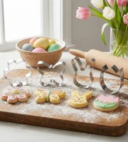 Veľkonočné vykrajovače - mix tvarov - 4 ks / balenie