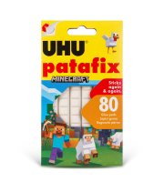 UHU Patafix lepiaca hmota – biela – 80 ks – Minecraft