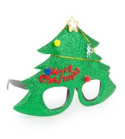 Party okuliare - vzor vianočný strom