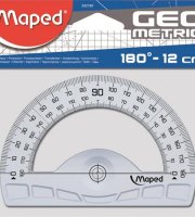 Uhlomer, plastový, 180°, MAPED Geometric/blister