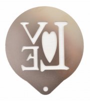 Dokonalý dom 13294 Šablóna na zdobenie cappuccina