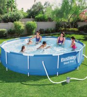 Bazén s pevnou stenou s filtráciou - 366 x 76 cm - 6473 L