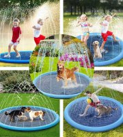 AquaFun Psí bazén s vodnou sprchou – Letné ochladenie hravou formou