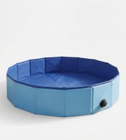 Skladací bazén pre domáce zvieratá – vonkajší aj vnútorný – 80 × 20 cm